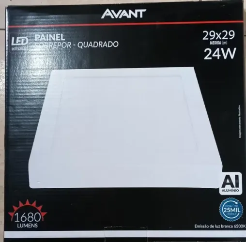 Painel de sobrepor quadrado de 24w da AVANT 6500k