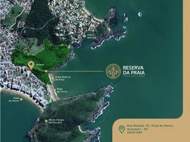 O melhor condomínio do Espirito Santo. Pé na areia na praia do morro.