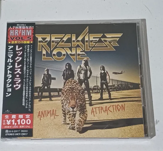 CD Reckless Love - Animal Attraction japonês lacrado.