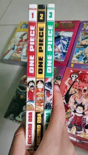 Mangá One Piece Volumes 1, 2 E 3 Panini - Novos E Lacrados