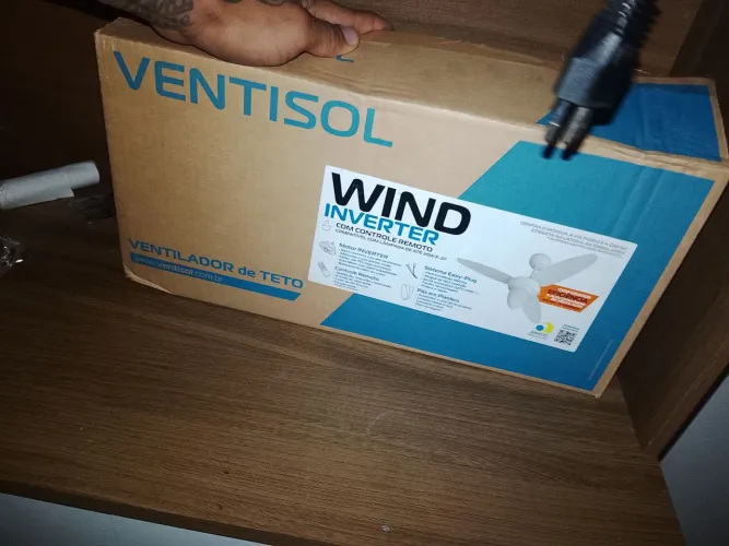 Ventilador na caixa ZERO 
