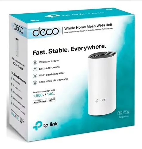 Roteador Deco M4 Mesh Gigabit Dual-band Ac1200 Tp-link