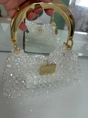 Bolsa de cristal de festa luxo