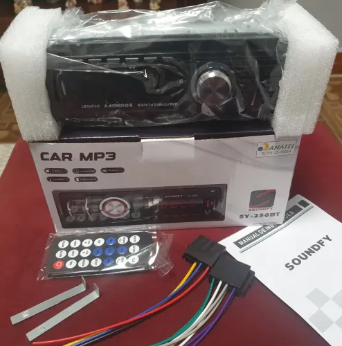Som Automotivo Bluetooth e entrada USB 