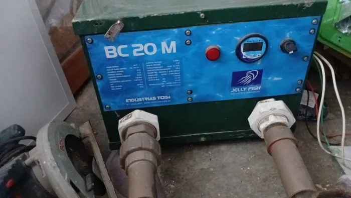 Aquecedor de piscina super conservado vale a pena conferir!