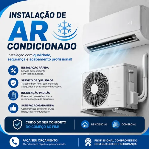 Instalação de Ar Condicionado com Qualidade e Garantia