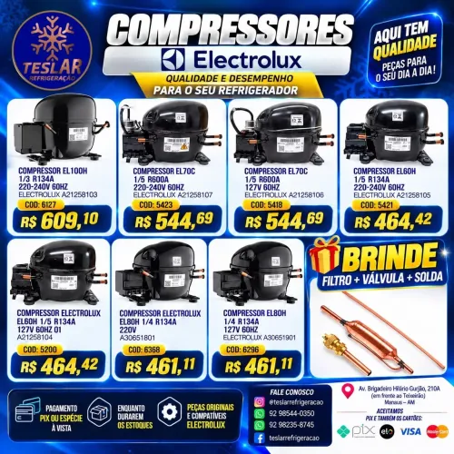 Compressores em promoção