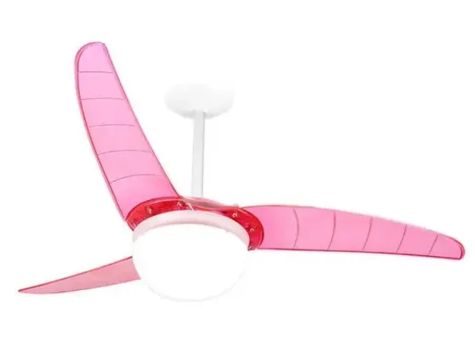 Ventilador spirit 3 pás rosa neon