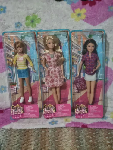 Lote Barbie Sister Fun Day (Três é demais) Barbie, Skipper e Stacie