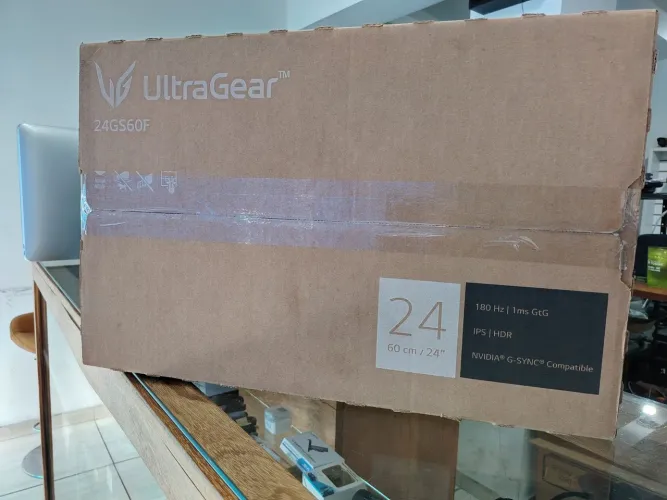 (Lacrado) Monitor Gamer LG UltraGear 24" FullHD 180hz 1ms IPS