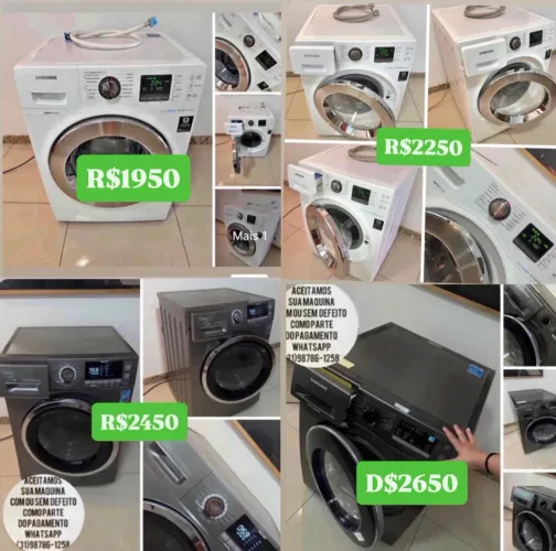 Máquina de Lava e Lava e Seca COM GARANTIA Entregamos