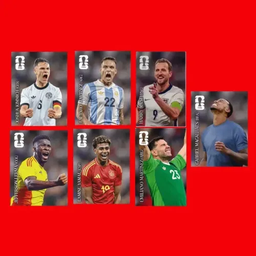 7 Figurinhas Coca-Cola Copa do Mundo 2026