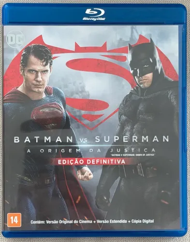 Blu-Ray Batman vs Superman - A Origem da Justiça