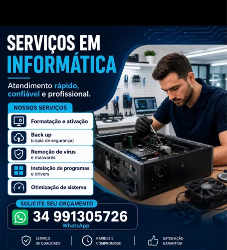 Serviços de informática a domicílio 