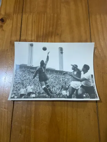 Raridade foto antiga 1951 jogo entre Corinthians 3 e portuguesa 7 