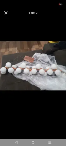 Lustre pendente jabuticaba cm 20 Globos usado em ótimo estado