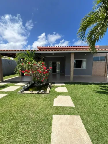 Casa Térrea, Condomínio Fechado em Barra do Jacuípe