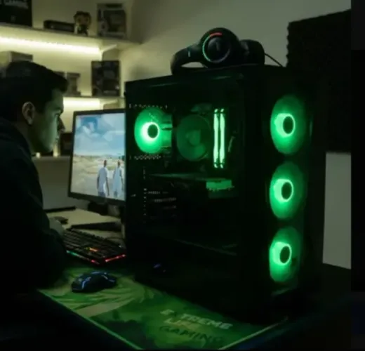 Pc Gamer Ryzen 5, Rx 5600xt, 1,25Tb de armazenamento, 16gb de memória RAM