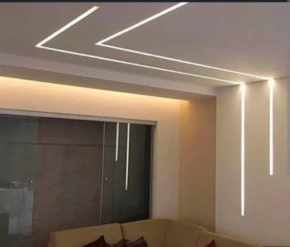 Perfil Para Fita LED Slim 2m Alumínio Embutir