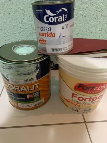 Vendo tintas que sobraram 