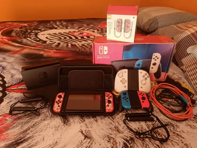 Nintendo Switch V2 Desbloqueado por Chip + Kit Completo