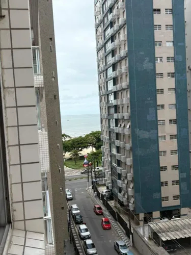 Apartamento 1 Dormitório com Vista Mar Boqueirão, Santos (Financia)