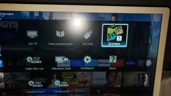 Tv e monitor philips branca 24 polegadas