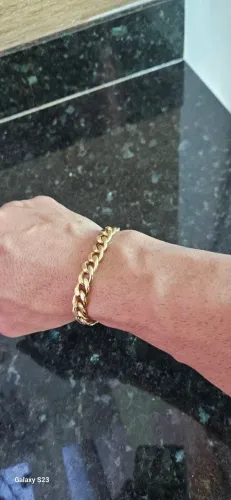 Pulseira ouro 18k 20 gramas