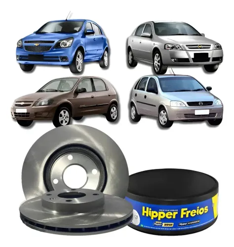 Hf20 H. Freios Par Disco Freio Diant. Agile Celta Corsa 99/.....  - R$ 209,89
