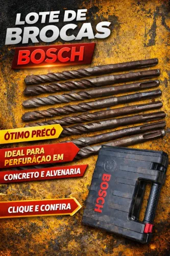 43 bocas para furadeira engate rápido - SDS