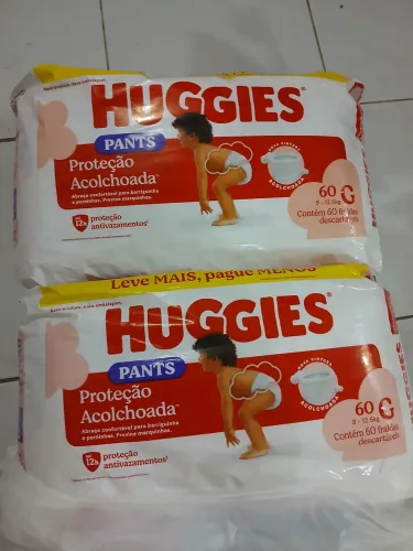 Fralda huggies G shortinho