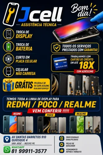 DISPLAY PARA REDIMI POCO REALME