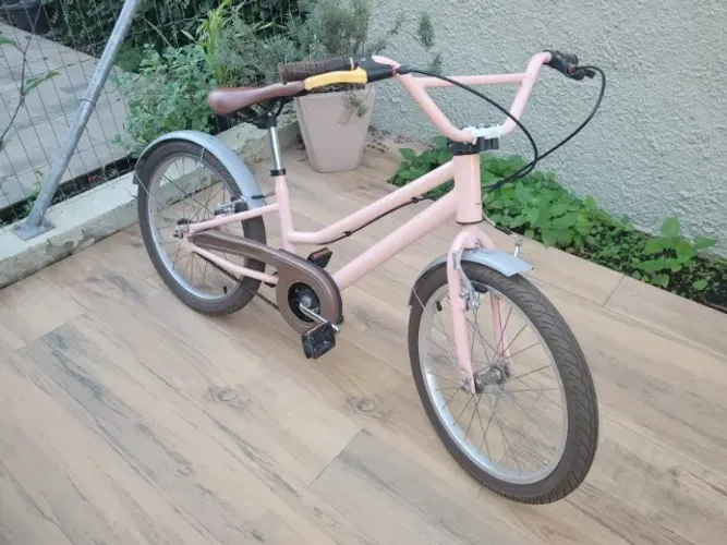 Bicicleta Passeio Infantil Nathor Mini Antonella Aro 20 Rosa