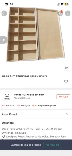 Porta moeda e dinheiro de papel caixa