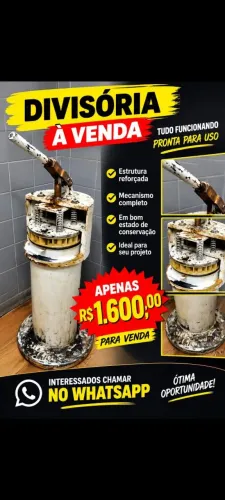 Divisora p massas de pão ou pão de queijo
