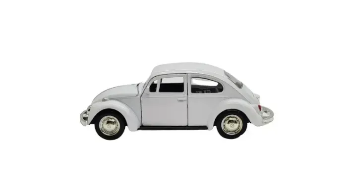 Miniatura Fusca 1967 1/32 Abre Portas Branco