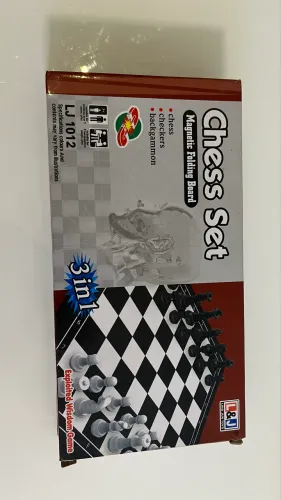 TABULEIRO XADREZ/DAMAS/GAMÃO