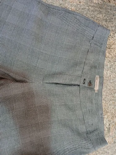 Calça Cori Nova 46 xadrez alfaiataria