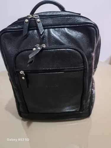 Mochila de couro 