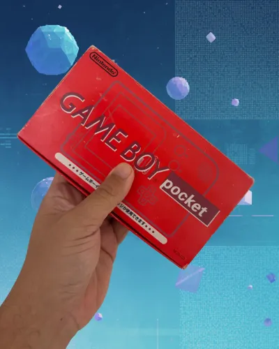 Game Boy Pocket Vermelho Original Nintendo Completo na Caixa + Manual Colecionador