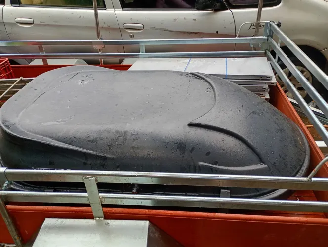 Vendo  bagageiro para carro 400 litros  1000reais