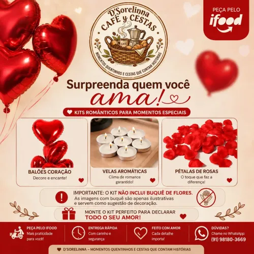 Kit decoração romântico