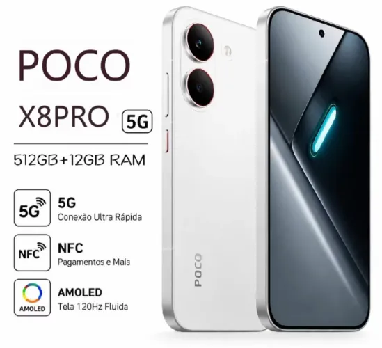 BRANCO - POCO X8PRO