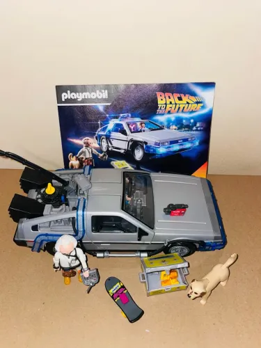 Playmobil Back to the Future De Volta Para o Futuro 78317 Carro Delorean