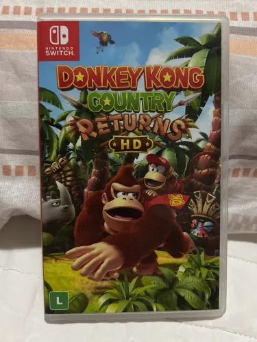 Mídia física Nintendo Switch - Donkey Kong Country Returns HD