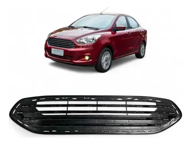 Grade Dianteira Ford Ka Sedan Sem Friso 2014 A 2018 Original Fosco