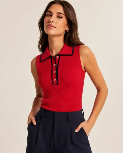 Regata Polo Tommy Hilfiger Vermelha Original - Tam PP/P