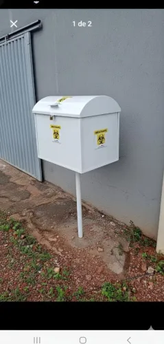 Fabrico lixeira pra lixo infectante 