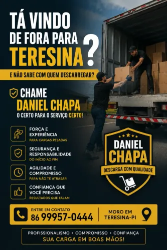 Chapa para Descarga de Caminhão em Teresina | Rápido e Confiável