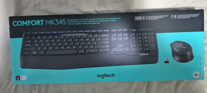 Teclado e Mouse Logitech 